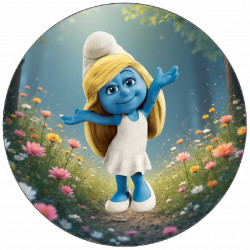 Jedlý papír Šmoulinka 19,5 cm