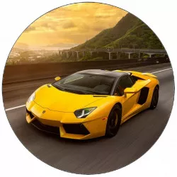 Jedlý papír Lamborghini 19,5 cm