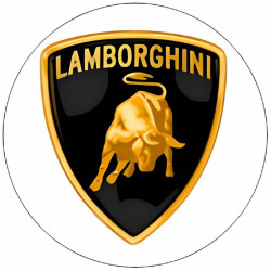 Jedlý papír Lamborghini logo 19,5 cm