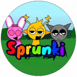 Jedlý papír Sprunki 19,5 cm