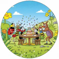 Jedlý papír Ferda mravenec a oslava narozenin 19,5 cm