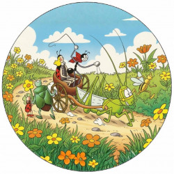 Jedlý papír Ferda mravenec s Beruškou 19,5 cm