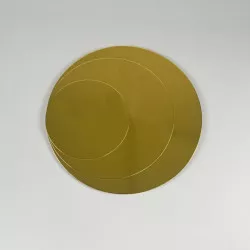 Podložka dortová 15cm zlatá