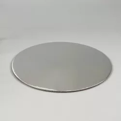 Podložka dortová 25cm stříbrná 3mm - Cakesicq