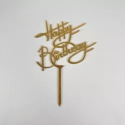 Zápich na dort Happy Birthday