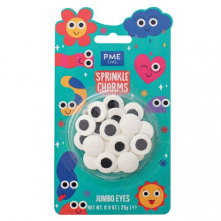 Cukrové zdobení oči 18mm, 25g