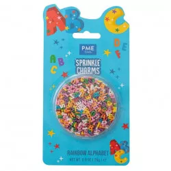 Cukrová písmenka 7mm, 25g