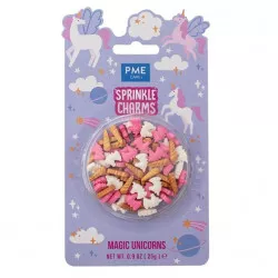 Cukrové zdobení jednorožec 13x10mm, 25g