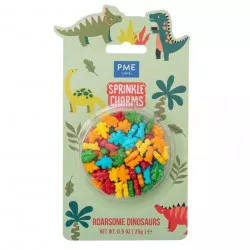 Cukrové zdobení dinosauři 11x14mm, 25g