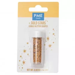 Jedlé konfety zlaté hvězdičky 1g