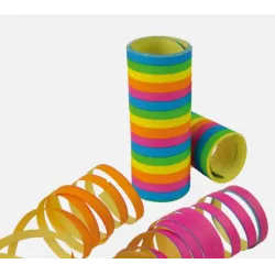 Papírové stuhy barevné 3m