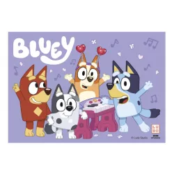 Fondánový papír na dort Bluey & Bingo 14,8x21cm A5