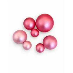 Čokoládový koule růžové trio 7ks