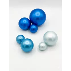 Čokoládový koule modré trio 7ks