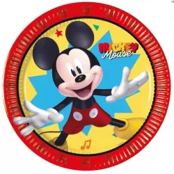 Papírové talířky Mickey Mouse 8ks