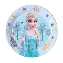 Papírové talířky Frozen 19,5cm 8ks