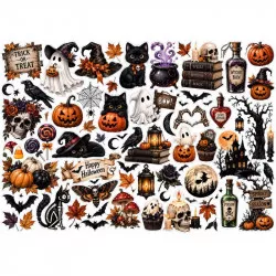 Jedlý papír Veselé halloweenské motivy