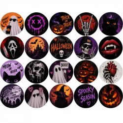 Jedlý papír Hororová halloweenská kolečka na cupcakes