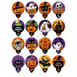 Jedlý papír zápich na muffiny veselý halloween