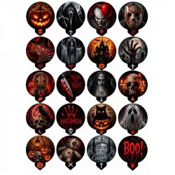 Jedlý papír zápich na muffiny horor halloween
