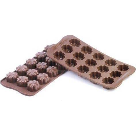 Silikonová forma na čokoládu – čtyřlístek Silikomart