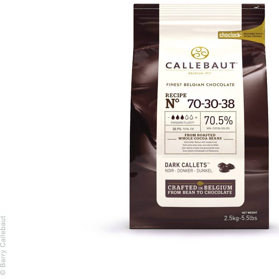 Belgická čokoláda 70% 2,5Kg - hořká Callebaut