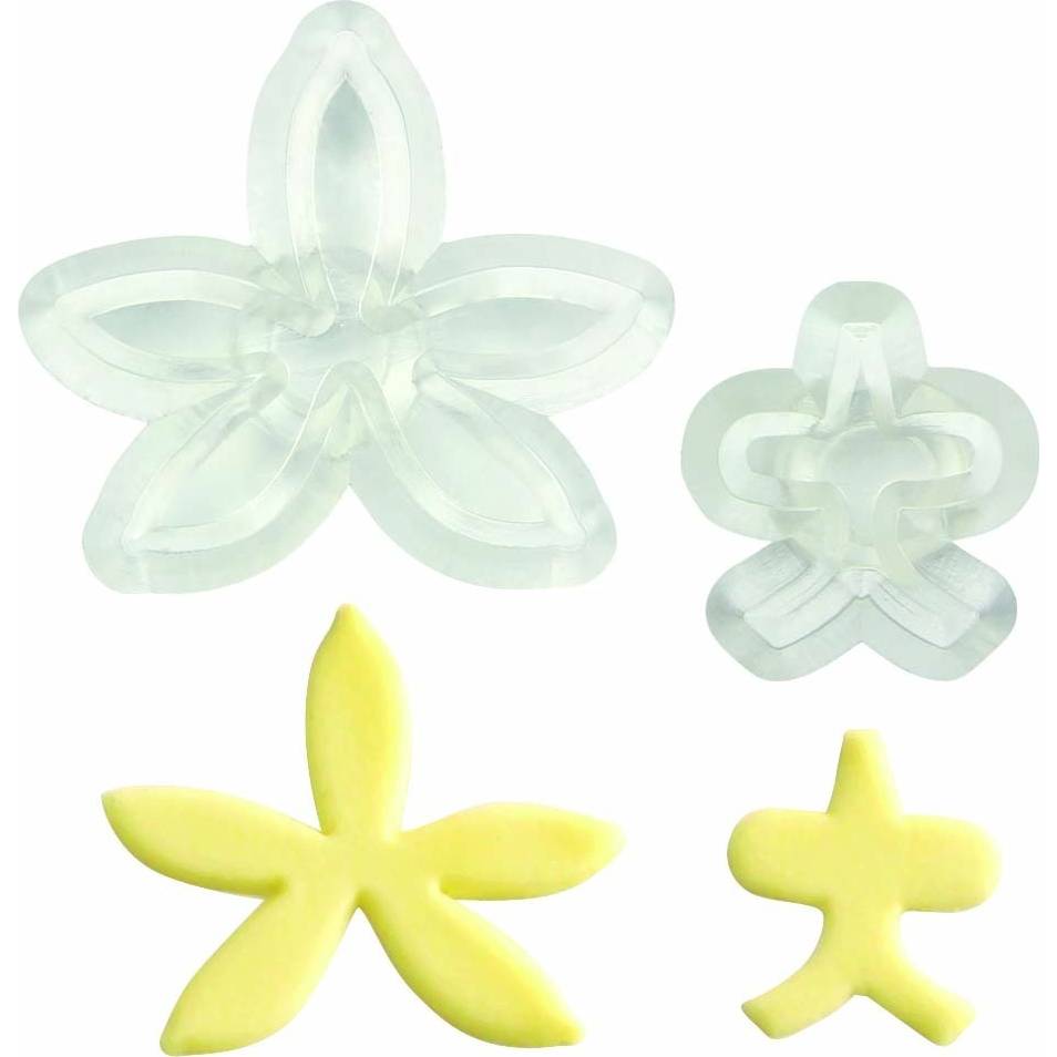 Sada 2ks vykrajovátek - orchidej JEM