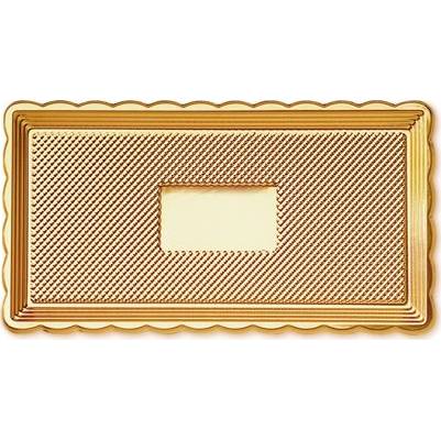 Servírovací tác zlatý MEDORO 15x35cm ALCAS