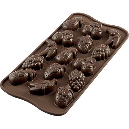 Silikonová forma na čokoládu ovoce Silikomart
