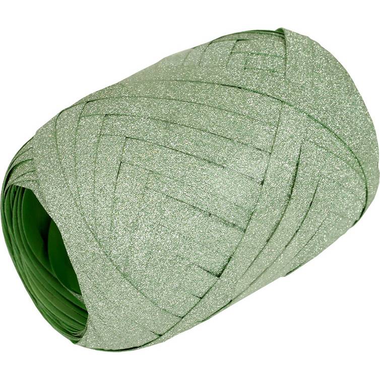 Stuha vázací glitter 10m GB019-GREEN Art Art