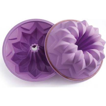 Silikonová forma na bábovku fialová průměr 24cm Silikomart