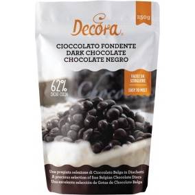 Belgická tmavá čokoláda 62% 250g Decora