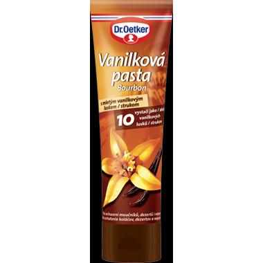 Levně Dr. Oetker Vanilková pasta Bourbon s mletým vanilkovým luskem (100 g) - Dr. Oetker