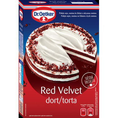 Dr. Oetker Red Velvet dort (385 g) - Dr. Oetker