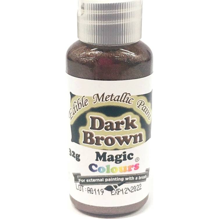 Tekutá metalická barva Magic Colours (32 g) Dark Brown Magic Colours