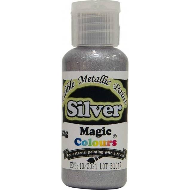 Tekutá metalická barva Magic Colours (32 g) Silver Magic Colours