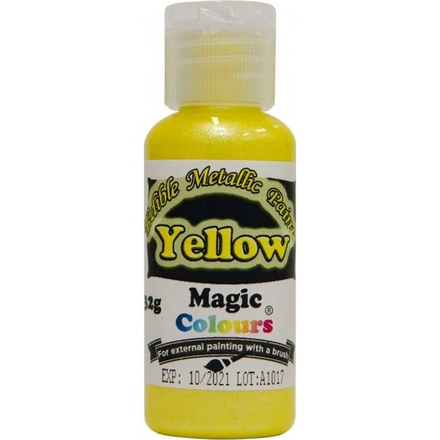 Tekutá metalická barva Magic Colours (32 g) Yellow Magic Colours