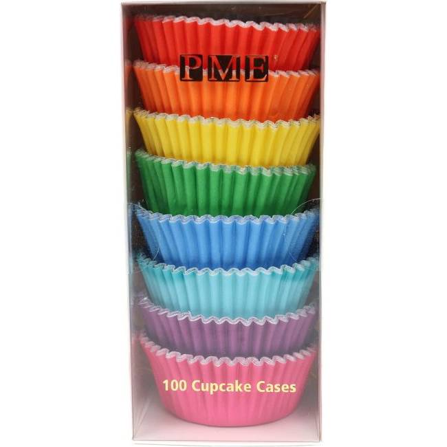 Levně 100ks barevných košíčků na muffiny - PME