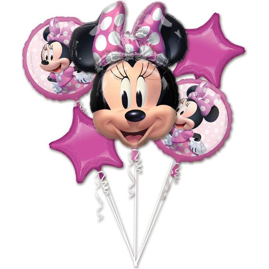 Fóliový balónek 5ks Minnie Amscan