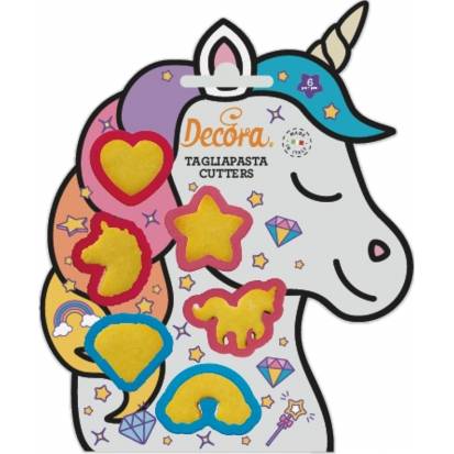 Sada vykrajovátek Unicorn - jednorožec 6ks Decora
