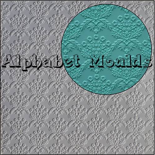 Strukturální podložka Bouqet Mat 18x18cm Alphabet Moulds