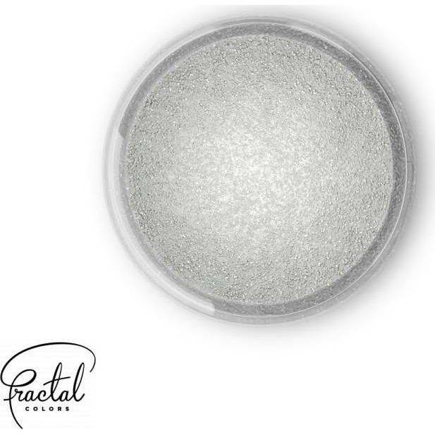 Dekorativní prachová perleťová barva Fractal - Sparkling White (3,5 g) - dortis