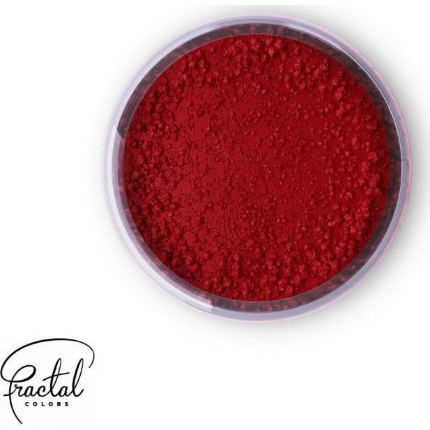 Jedlá prachová barva Fractal - Burgundy (1,5 g) - dortis