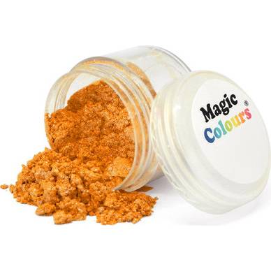 Jedlá prachová perleťová barva Magic Colours (8 ml) Orange Blast Magic Colours