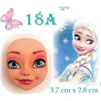 Silikonová forma obličej Elsa Frozen Galias Moulds