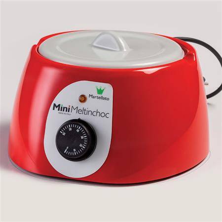Mini temperovací přístoj na čokoládu 1,8l červený Martellato