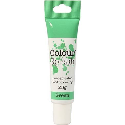 Gelová barva - Zelená - 25 g Colour Splash