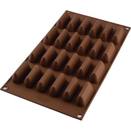 Silikonová forma na čokoládu Střecha 24x14g Silikomart