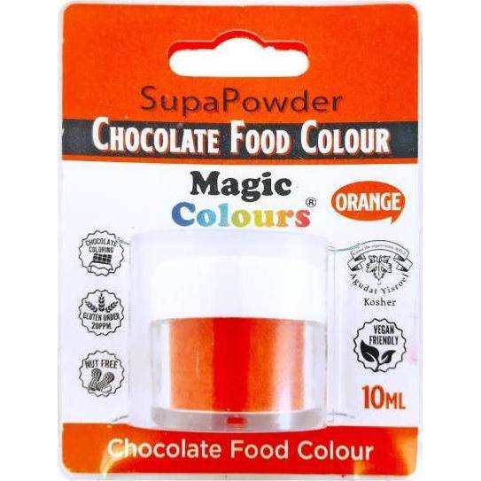 Prášková barva do čokolády Magic Colours (5 g) Choco Orange Magic Colours