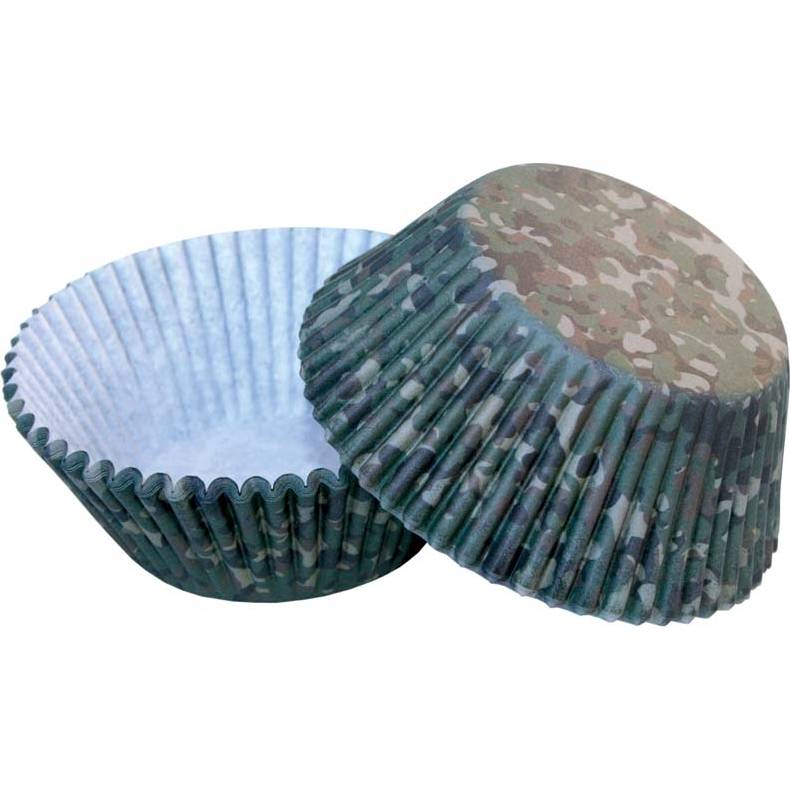 Košičky na muffiny maskáče army (50 ks) Alvarak